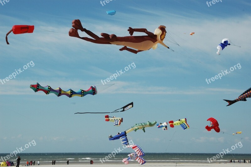 Kite Beach Berck-plage Wind Sky