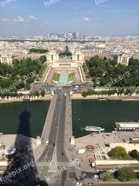 Paris Eiffel Tower France Landmark View