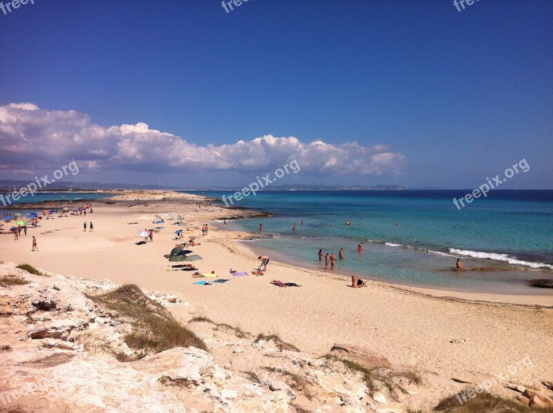 Formentera Beach Costa Sea Water