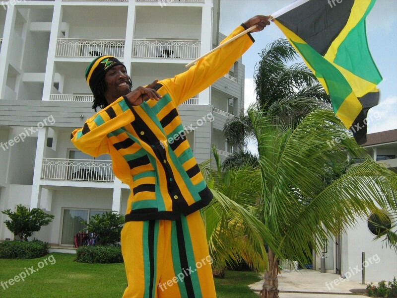 Jamaica Celebration Flag National Patriotism