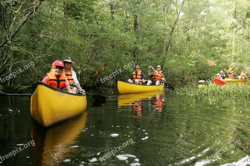 Canoe River Boat Water Nature