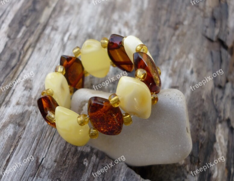 Bernstein Ring Amber Ring Gem Jewellery