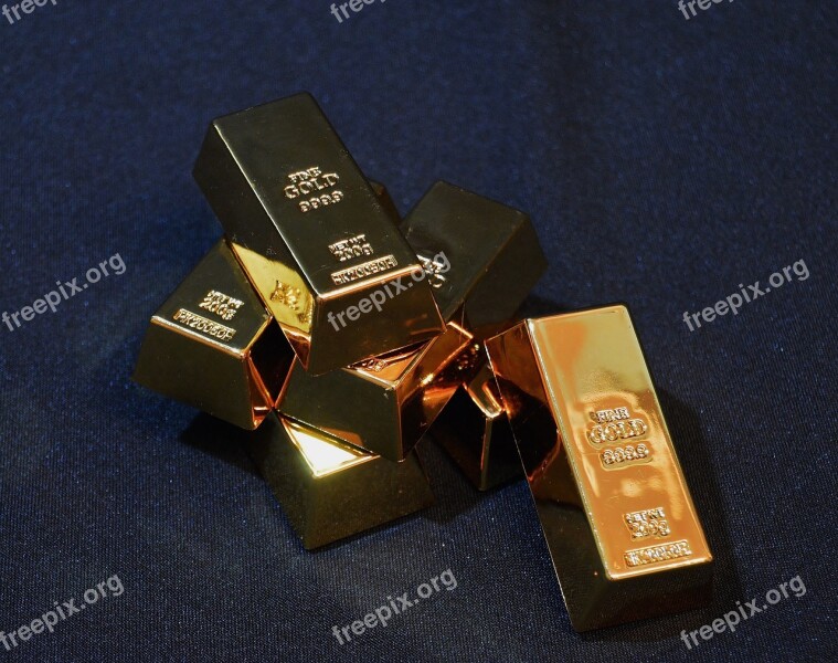 Gold Bars Exhibition Collection Free Photos