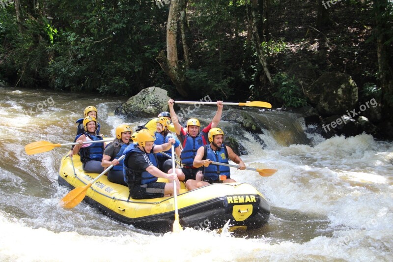 Rafting Boat Rapids Free Photos