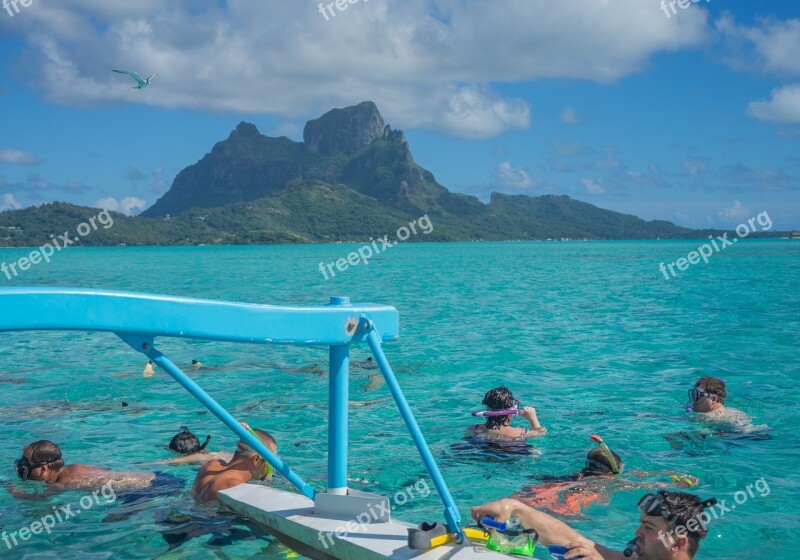 Bora Bora French Polynesia Ocean Pacific Vacation