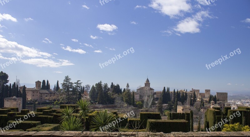 Alhambra Spain Granada Travel History