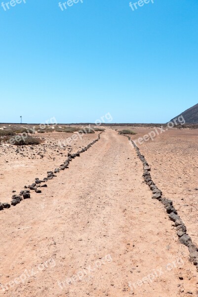 Away Sand Nature Los Lobos Island Los Lobos