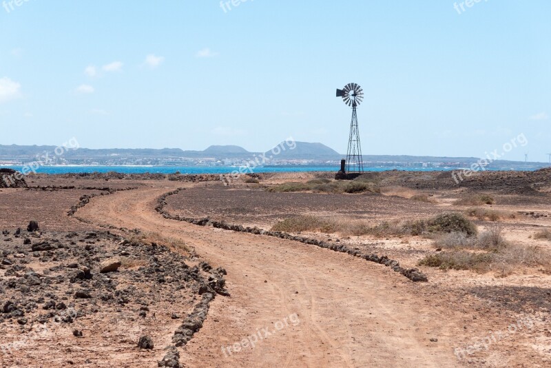 Away Sand Nature Los Lobos Island Los Lobos