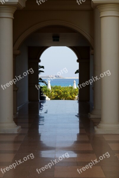 The Passage Of The View Sea Columns Arcade