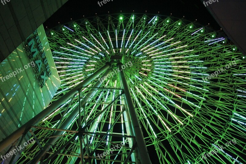 Taipei The Ferris Wheel Good Memories Free Photos