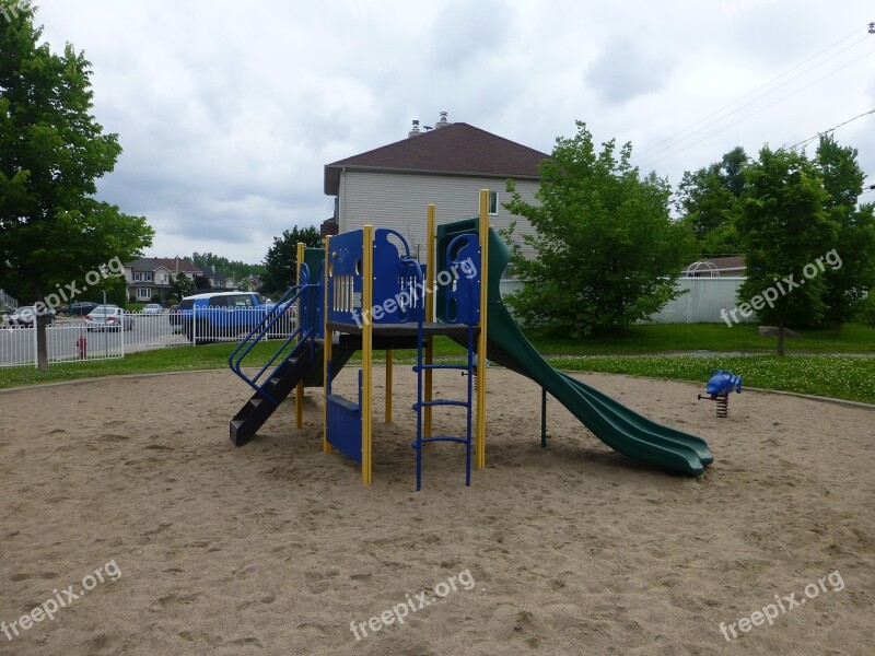 Playground Park Fun Childhood Residential District