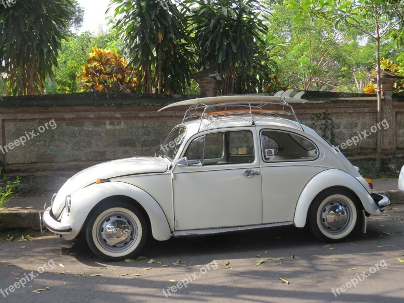 Car Surfboard Volkswagen Classic Beetle