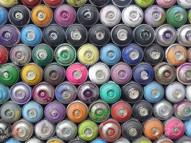 Spray Cans Workshop Web Design Free Photos