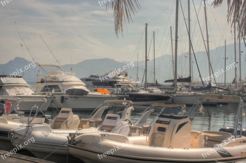 Port Boats Sea Powerboat Summer