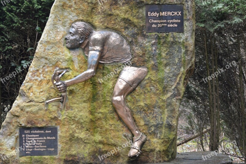 Eddy Merckx Memorial Monument Stavelot Cycling