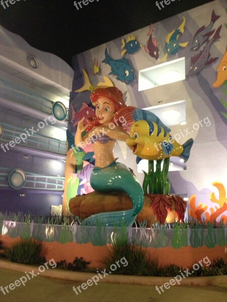 Hotel Disney Mermaid Free Photos