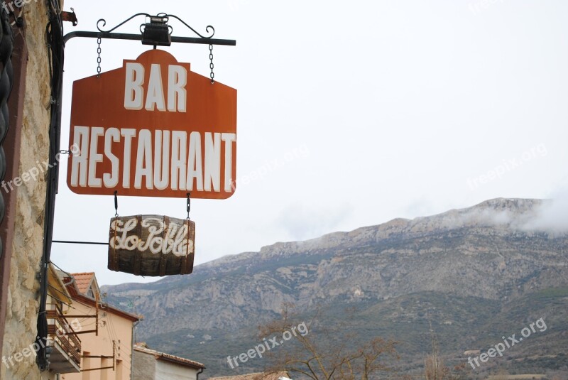 Sign Restaurant Lopoble Ager Free Photos