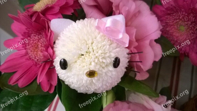 Hello Kitty No Ohanabatake Flower Wedding Bouquet Free Photos