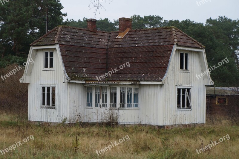 Scary House Sweden Landscape Haunted House House