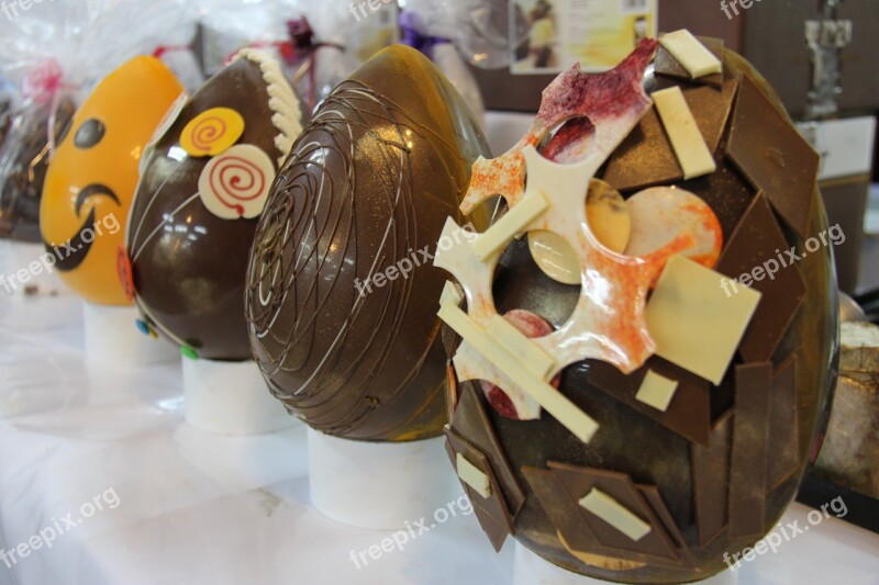 Chocolate Factory Eggs Easter Free Photos