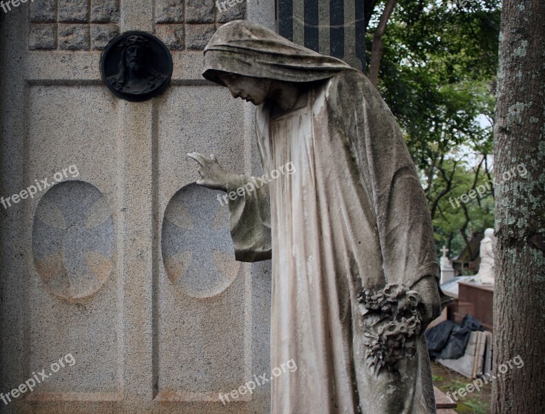 Cemetery Tomb Art Sculptures Architecture Gothic