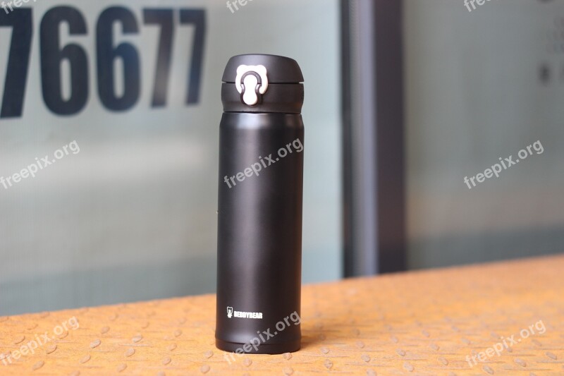 Hot Water Bottle Vacuum Flask Cup Bears Free Photos