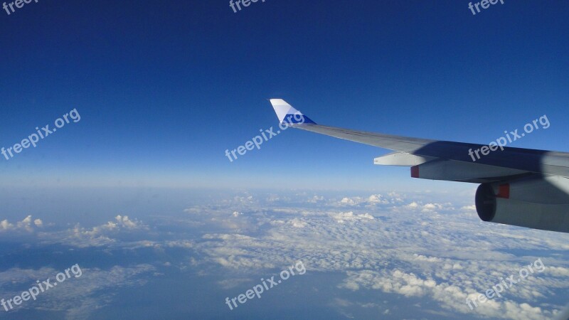 Blue Sky And White Clouds Landscape White Cloud Free Photos