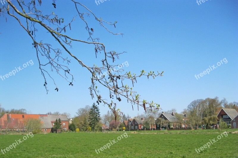 Northern Germany Landscape Sky Nature Rest