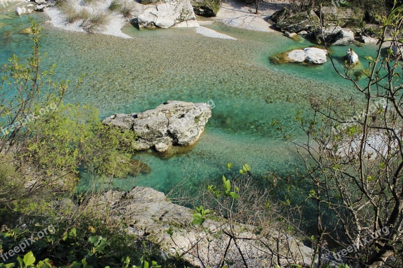 Water Natisone River Luca Sorgo Free Photos