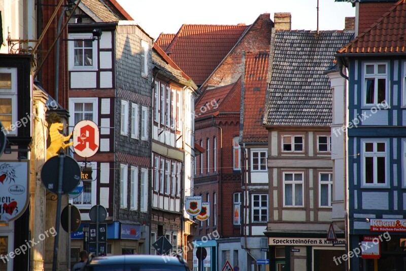 Historic Center Salzwedel Alley Historical Building Free Photos