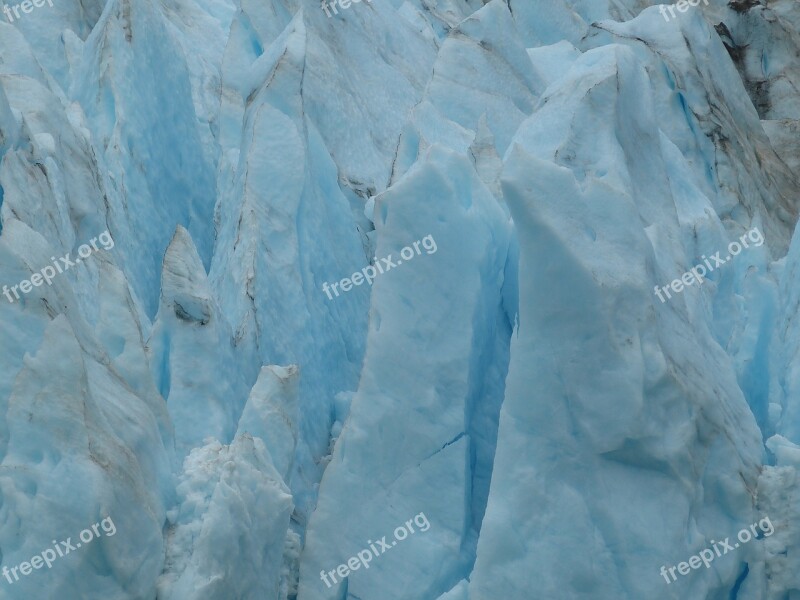 Serranogletscher Glacier Chile South America Patagonia