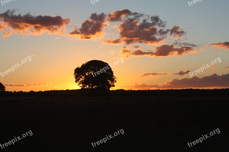 Sol Landscape Farm Sunset Eventide