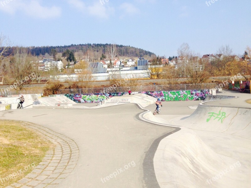 Skating Train Sport Children Bike