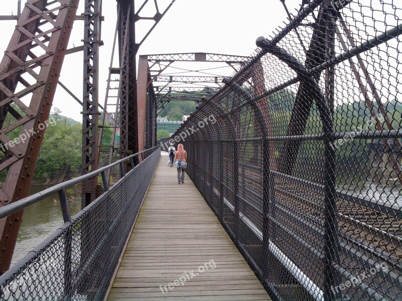 Footbridge Bridge Harper's Ferry Maryland