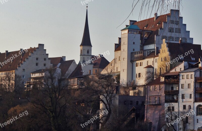 Wasserburg Am Inn Houses Castle Church Architecture