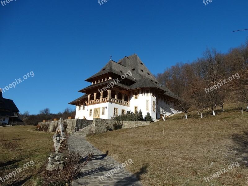 Monastery Maramures Sunny Free Photos