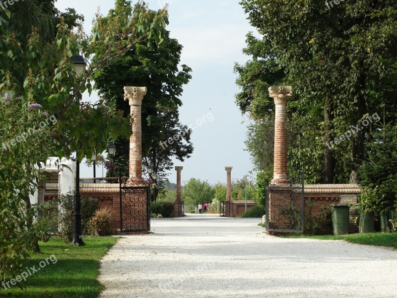 Gate Columns Palace Mogosoaia Castle Free Photos