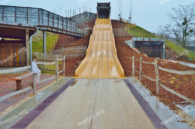 Slide Theme Park Attraction Joy Of Life Fun