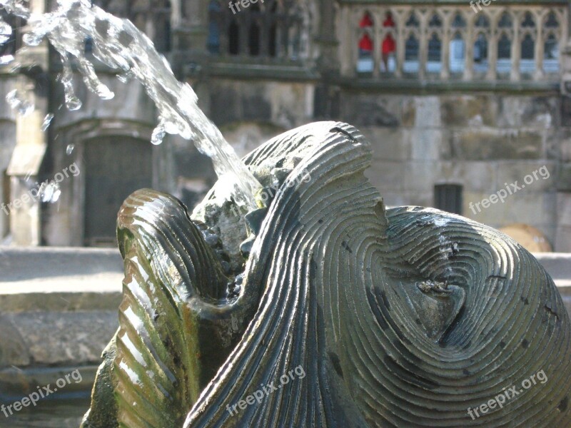 Aachen Fountain Water Free Photos