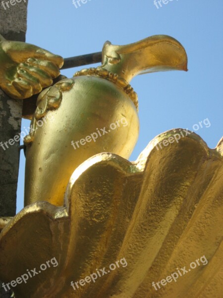 Aachen Fountain Gold Free Photos