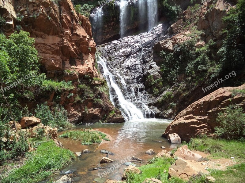 Waterfalls Nature Scenery Walter Sisulu Botanica Garden Free Photos