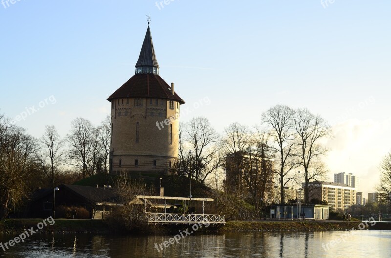 Malmö Pildammsparken Sweden Water Water Tower