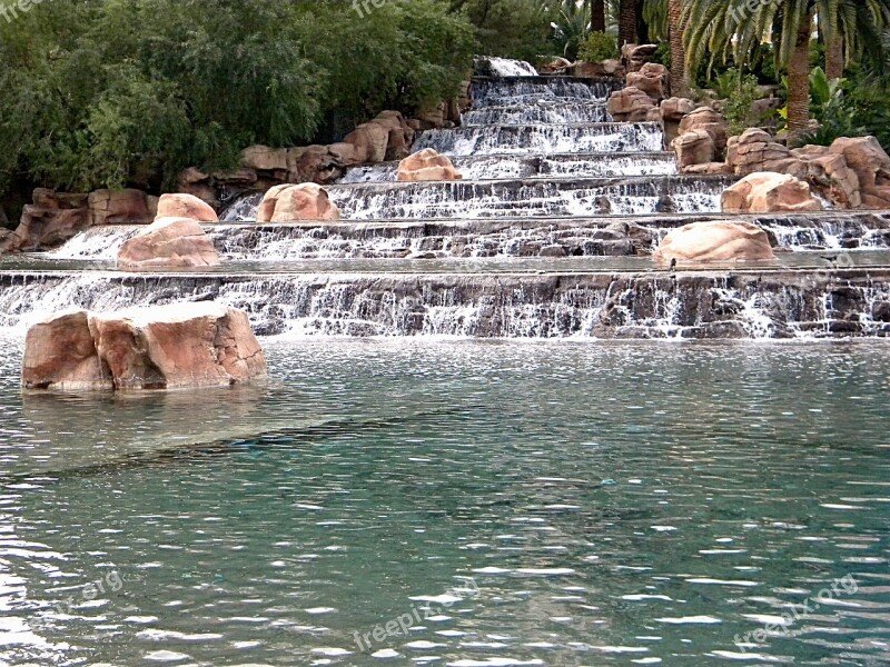 Fountain Water Summer Blue Splash