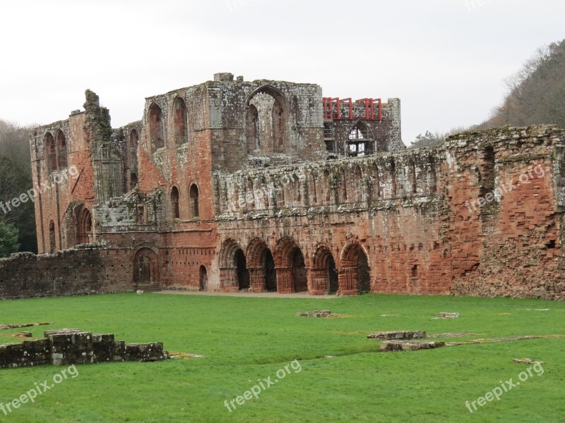 Monastery Abbey Ruins Stone Religion