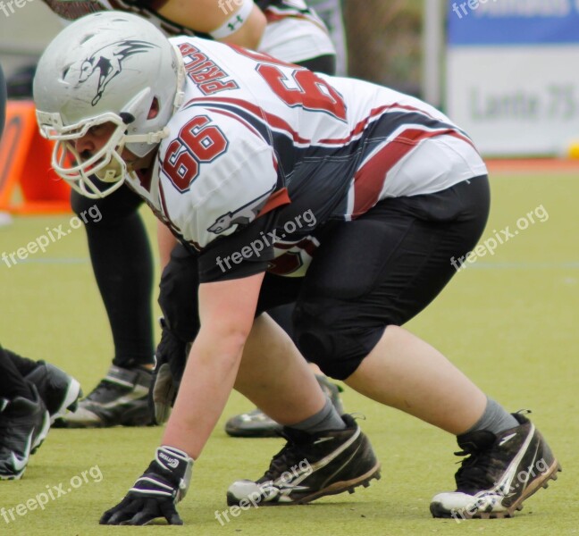 American Football Players Wuppertal Greyhounds