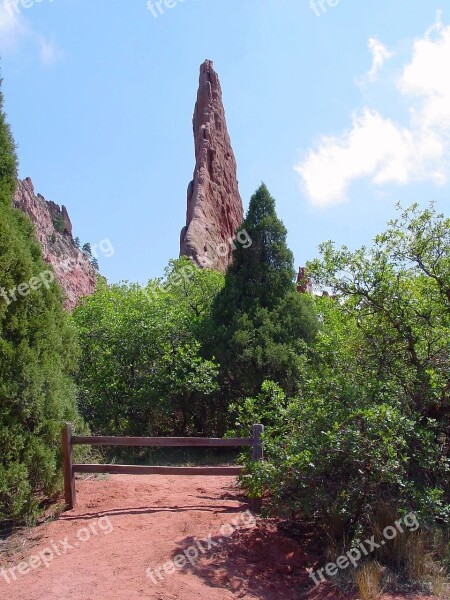 Garden Of The Gods Colorado Landscape Natural Free Photos