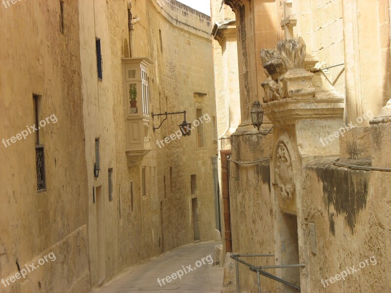 Malta Alley House Street Mdina