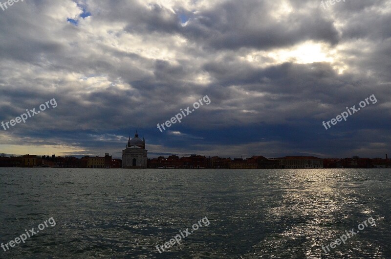 Venice Water Sky Italy Bay