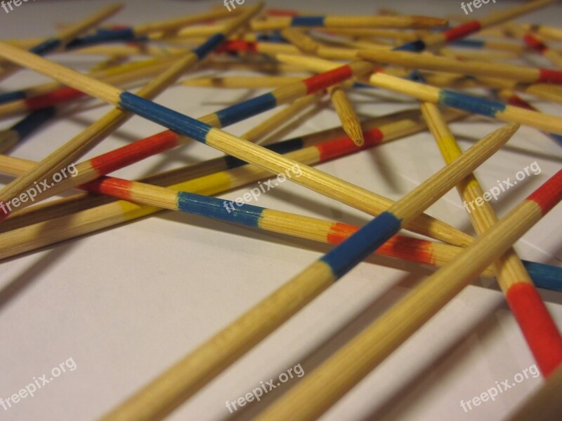 Mikado Bars Play Wooden Sticks Free Photos