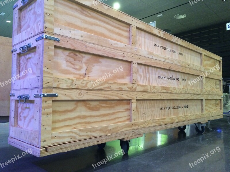 Box Baggage Wheel Wood Free Photos